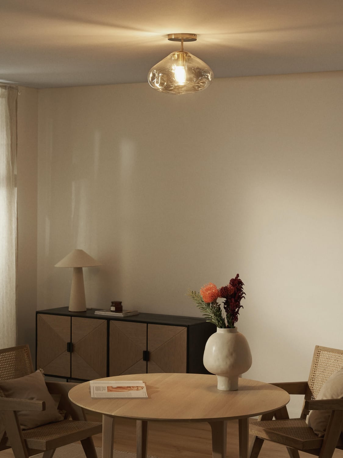 Soranzo Glass Ceiling Lamp