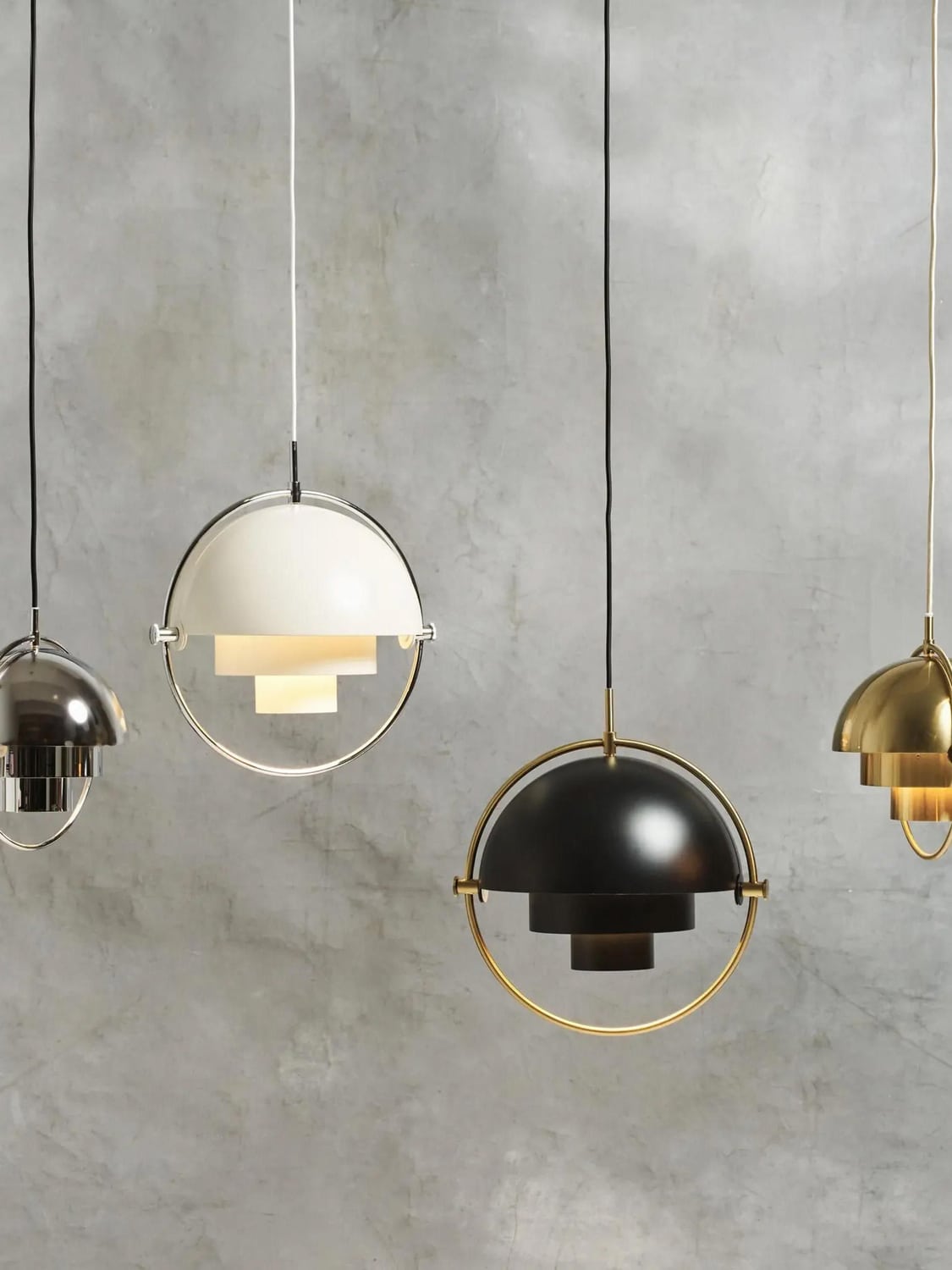 Schignano Multi-Lite Adjustable Pendant Light, Various Sizes