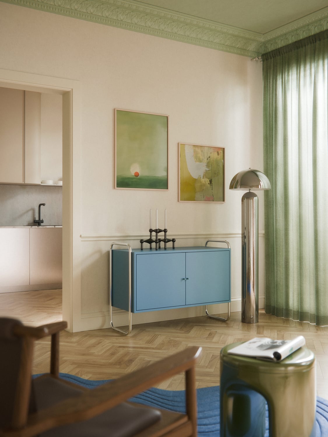 Bellara Metal Sideboard