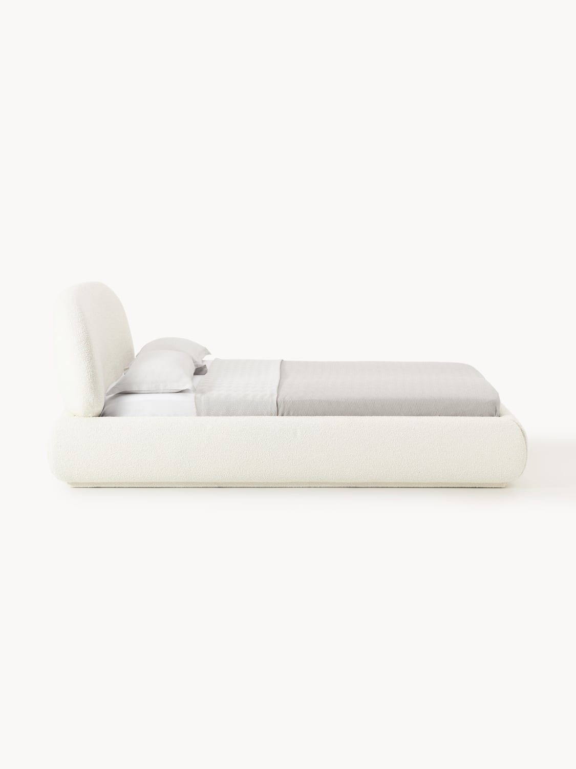 Corvara Upholstered Bouclé Bed