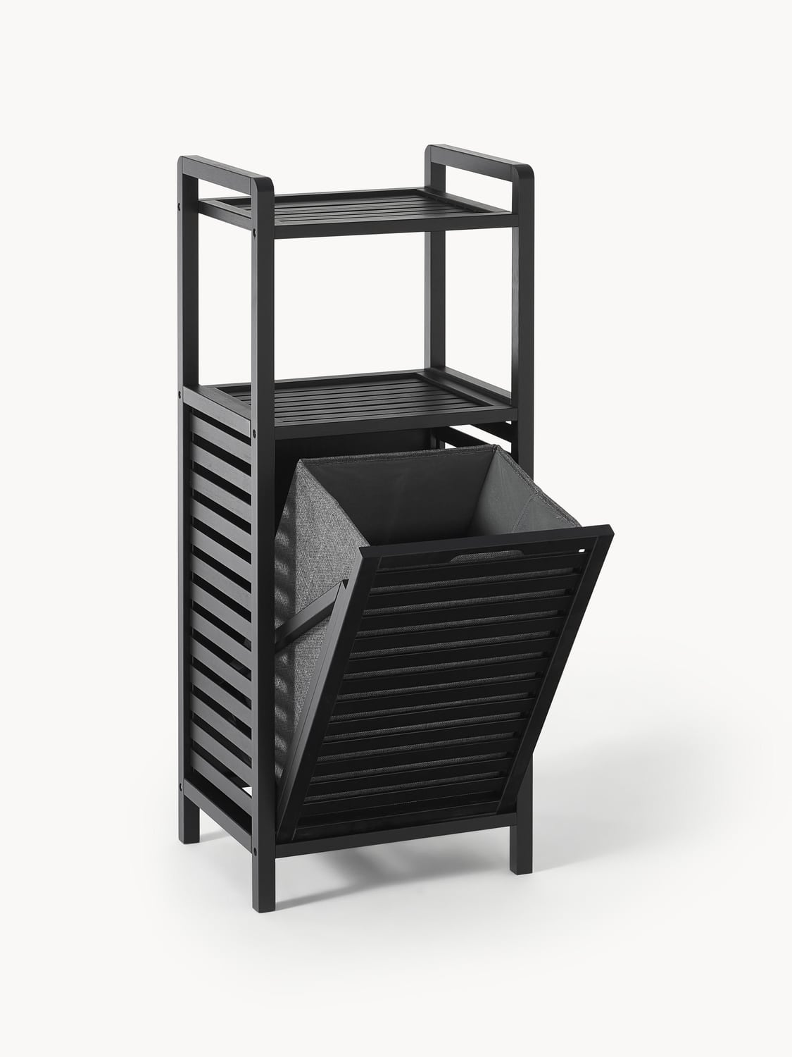Ronago Bathroom Shelf with Laundry Basket