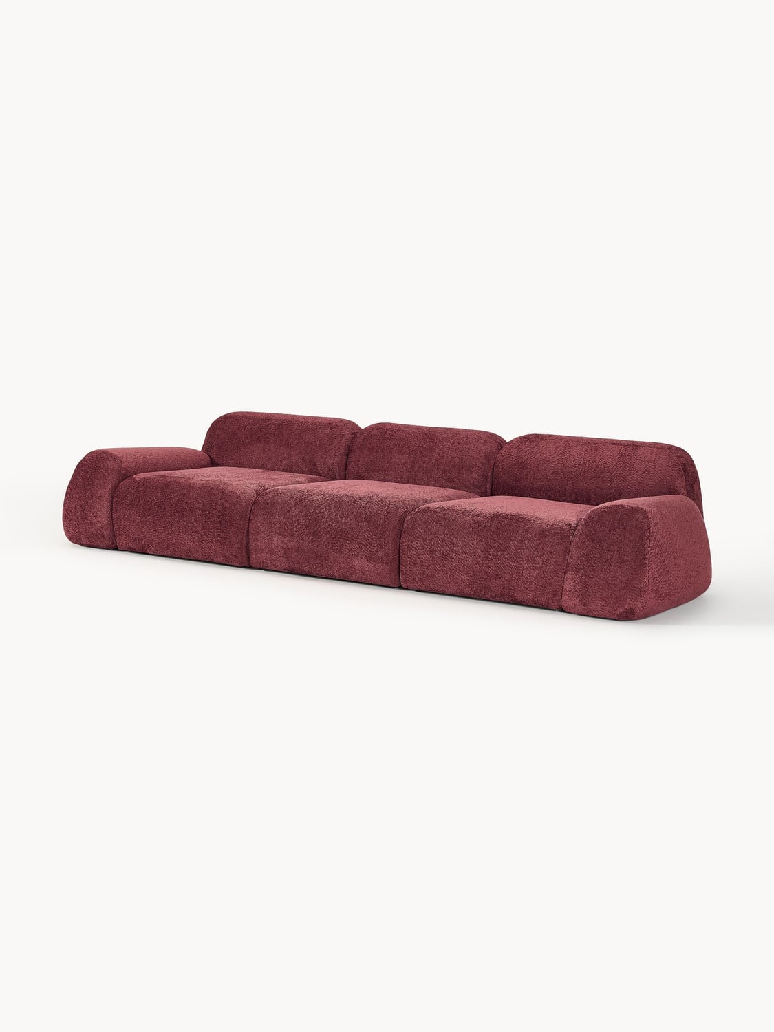 Bellara Modular Teddy Bouclé Sofa (4-seater)