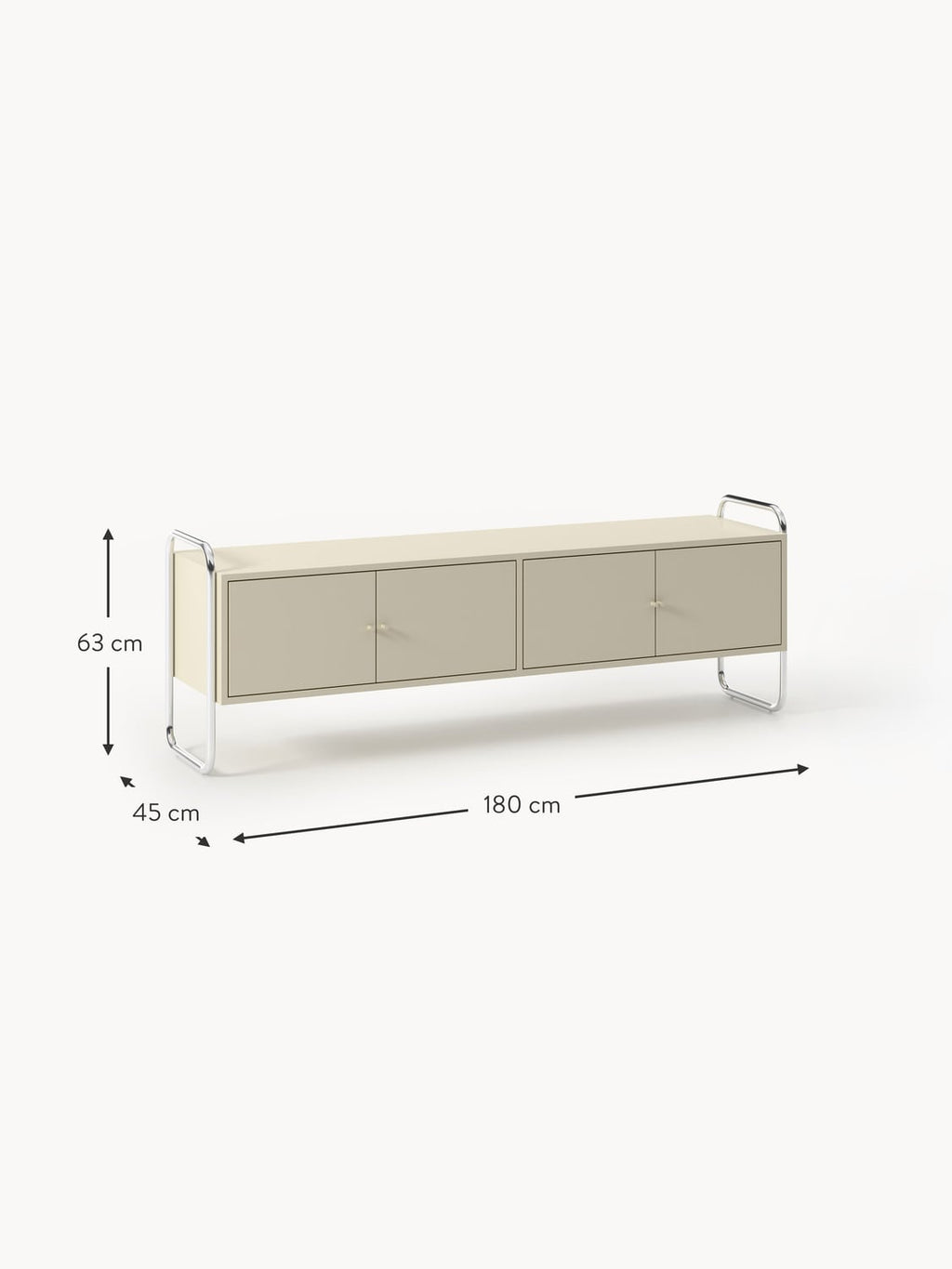 Bellara Metal Lowboard