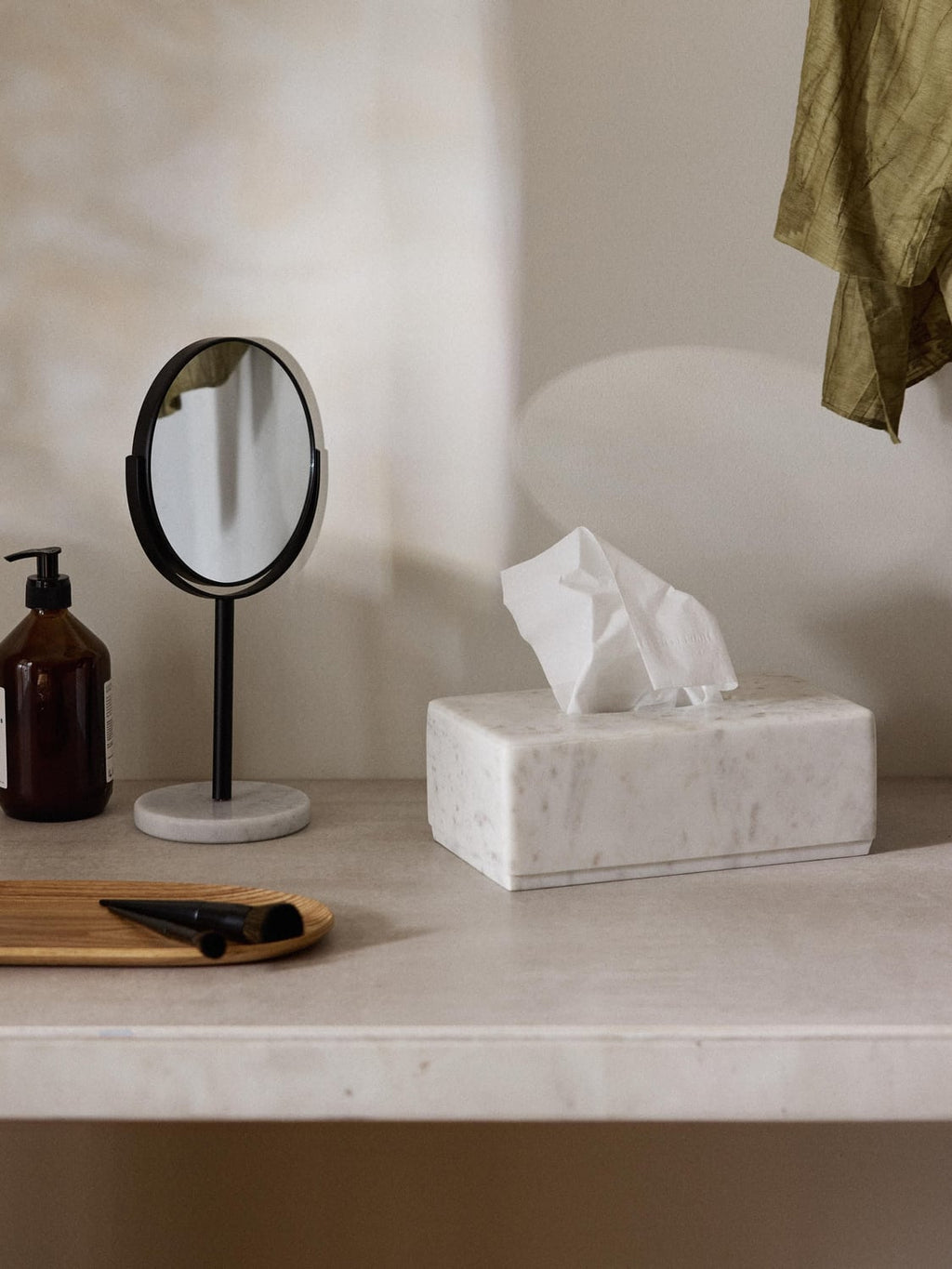 Quarona Marble Cosmetic Tissue Box