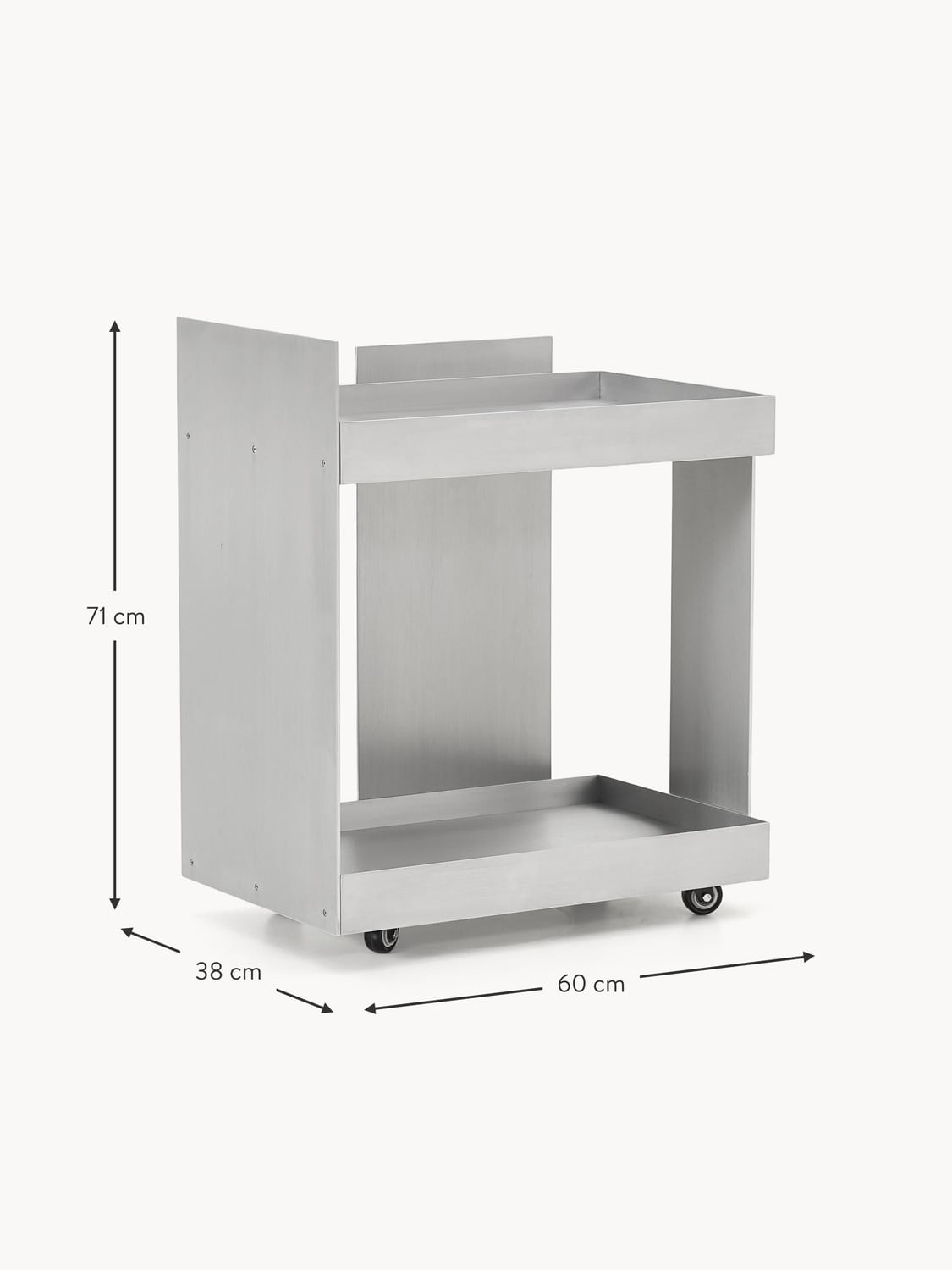 Faloppio Metal Serving Trolley
