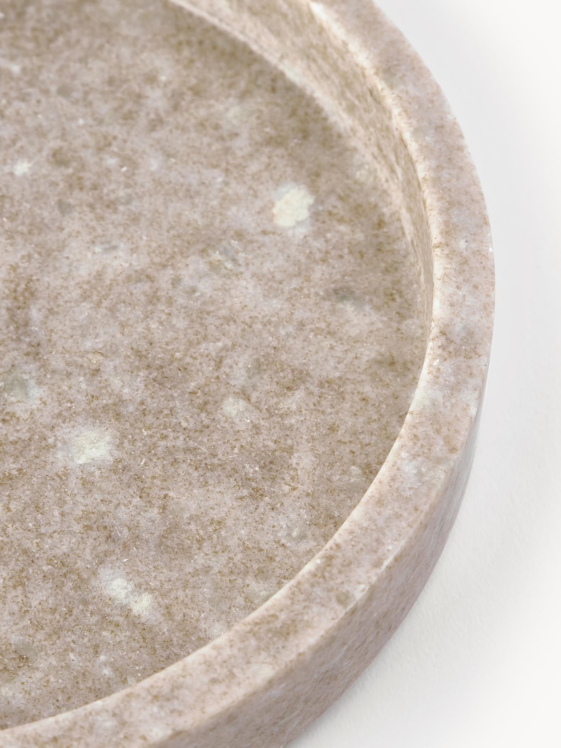 Erbanno Decorative Marble Tray, Ø 25 cm