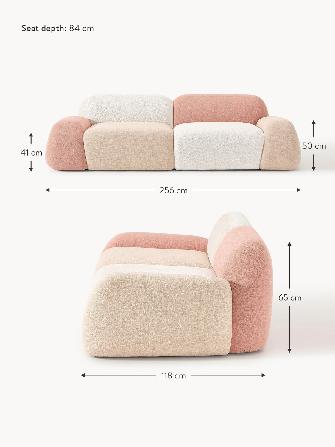 Bellara Modular Sofa (3-seater), Fuorisalone Edition