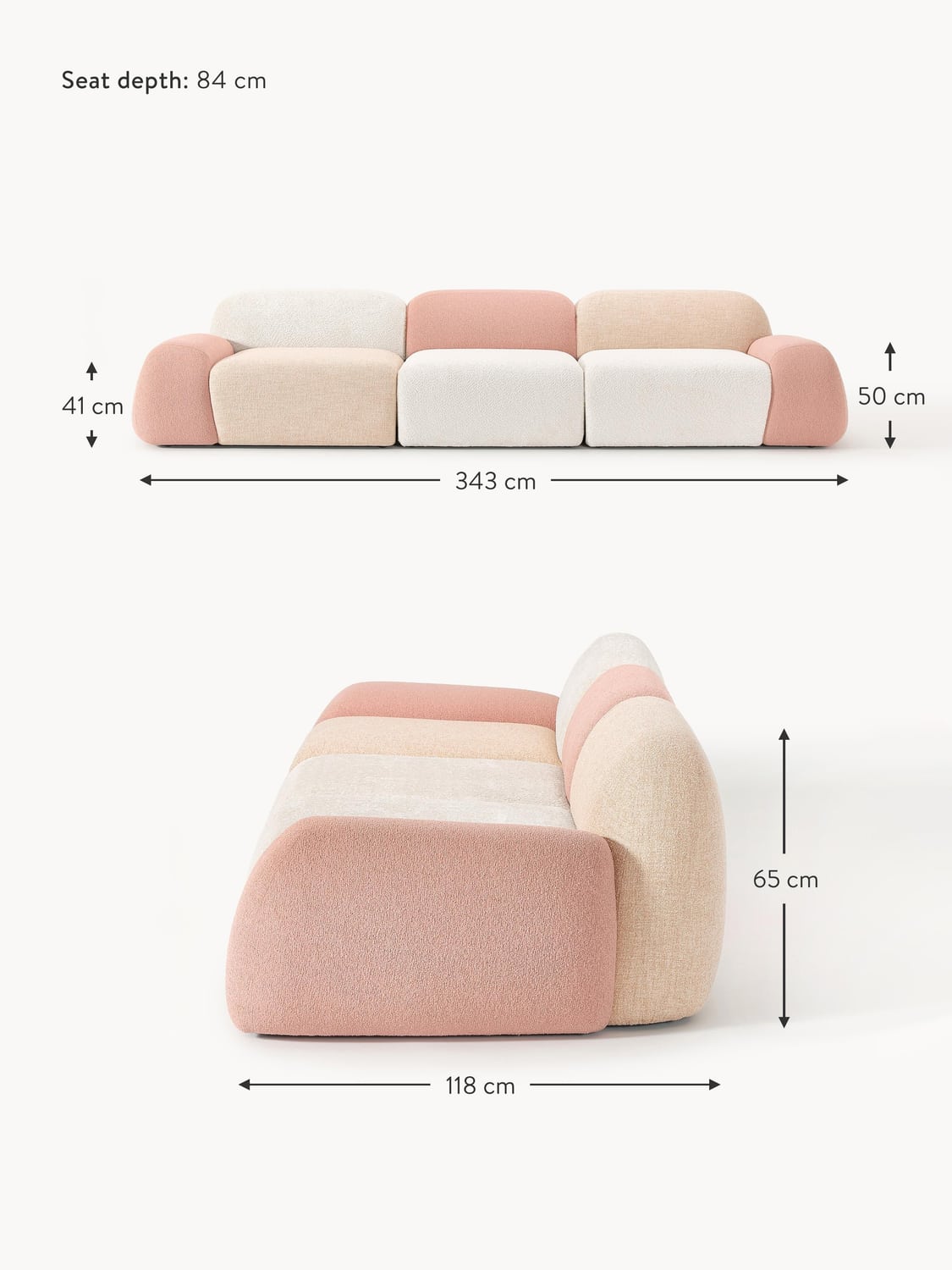 Bellara Modular Sofa (4-seater), Fuorisalone Edition