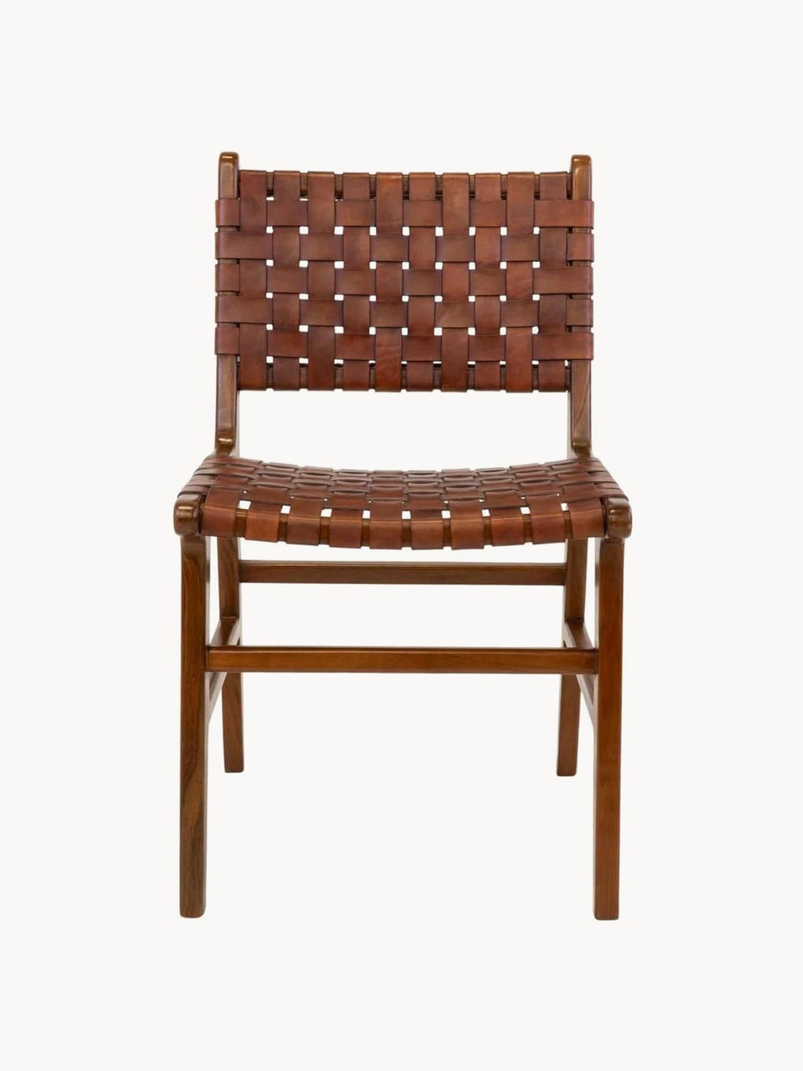 Domaso Teak Wood Dining Chairs (set of 2)