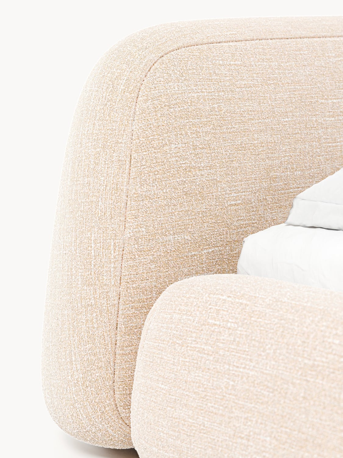 Bellara Upholstered Bouclé Bed