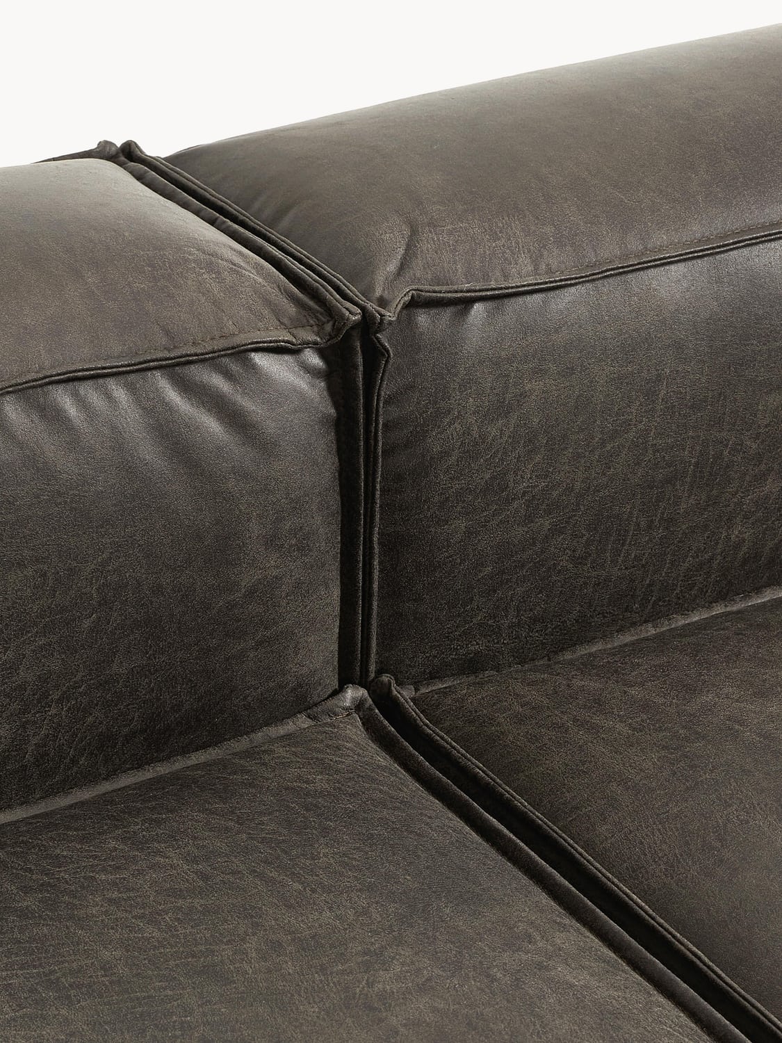 Tavordo Modular Leather Ottoman
