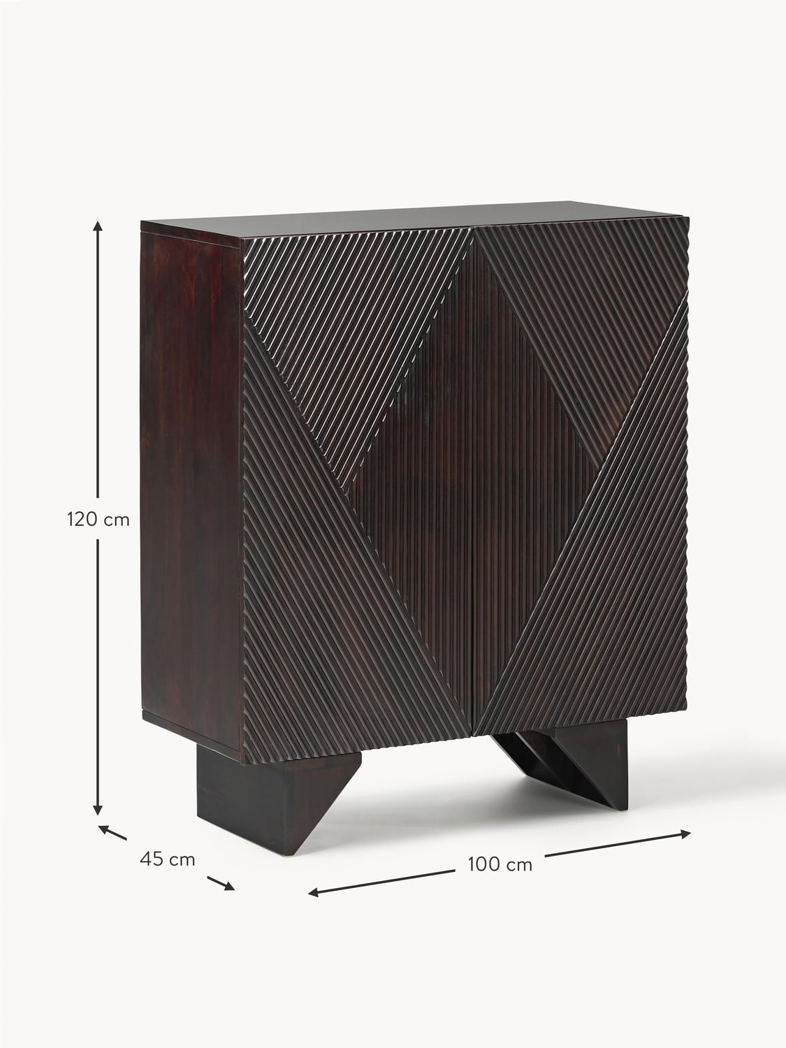 Bizzarone Mango Wood Highboard