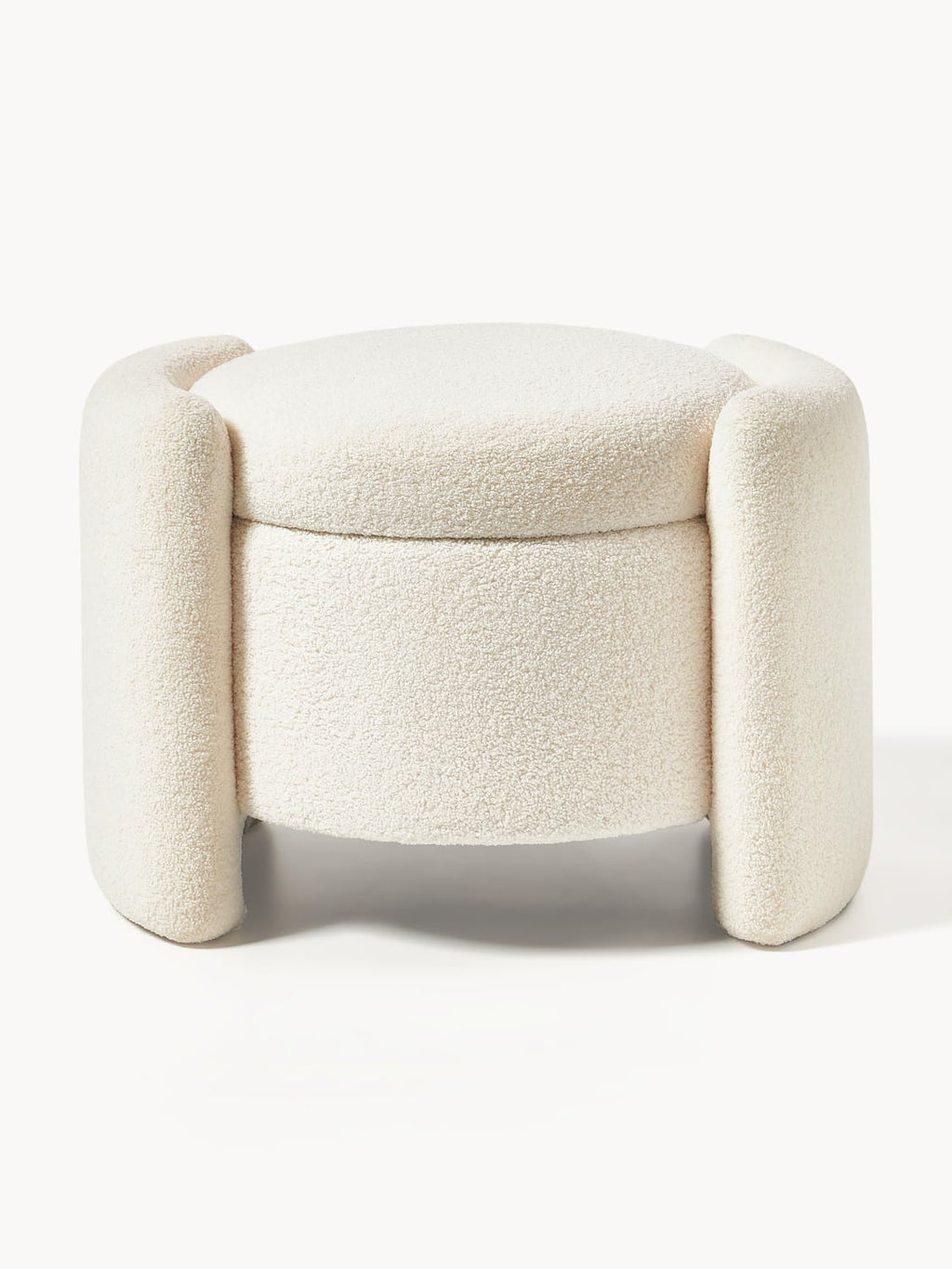 Nobiallo Teddy Upholstered Stool with Storage Space