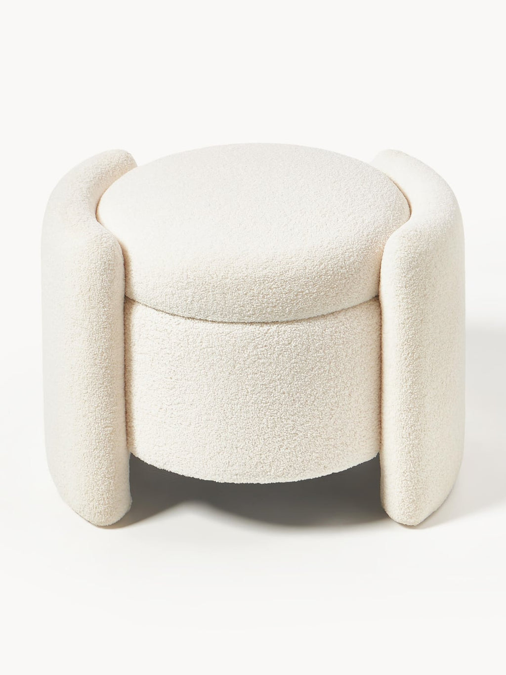 Nobiallo Teddy Upholstered Stool with Storage Space