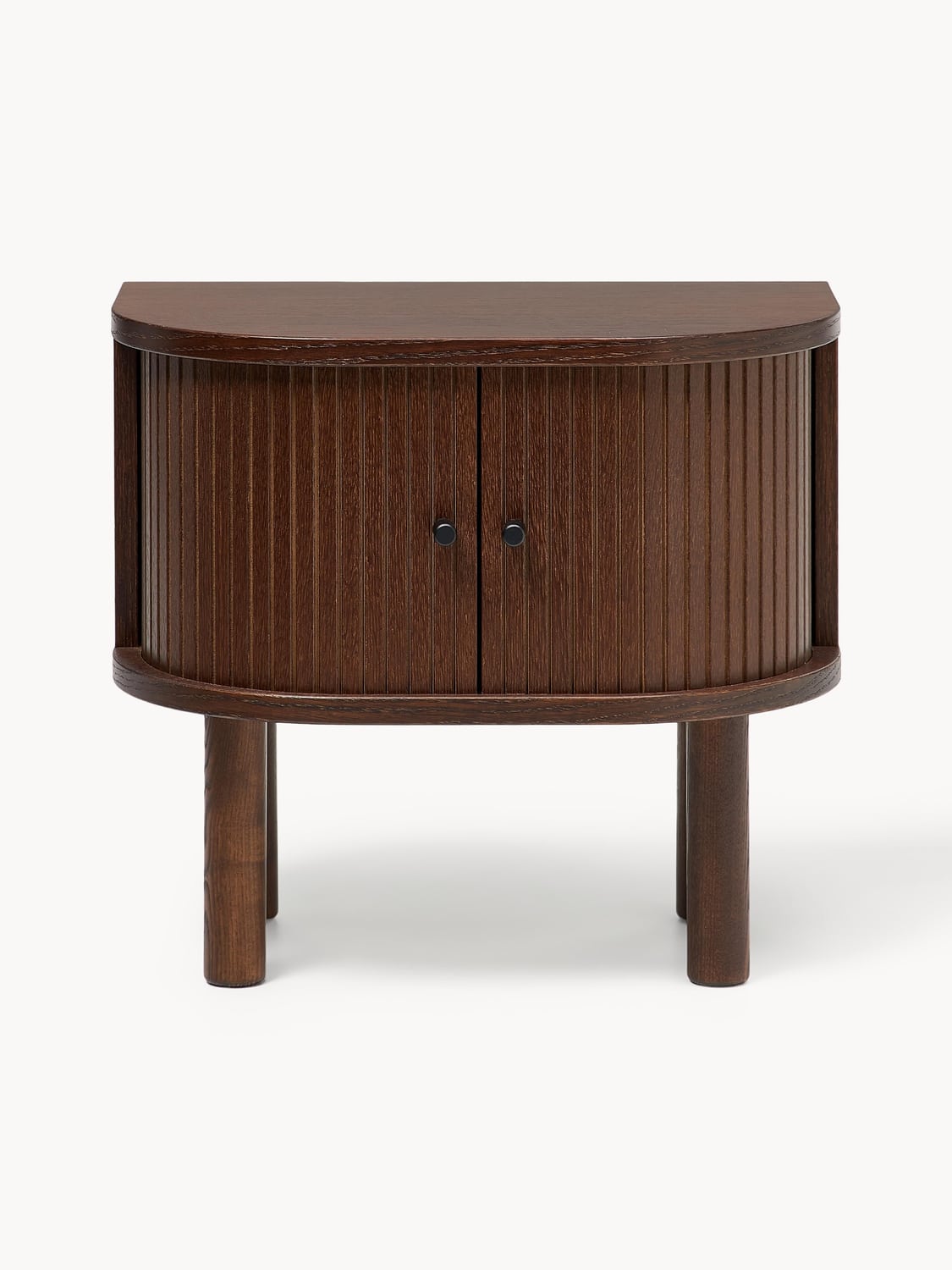 Zavattarello Bedside Table with Fluted Front