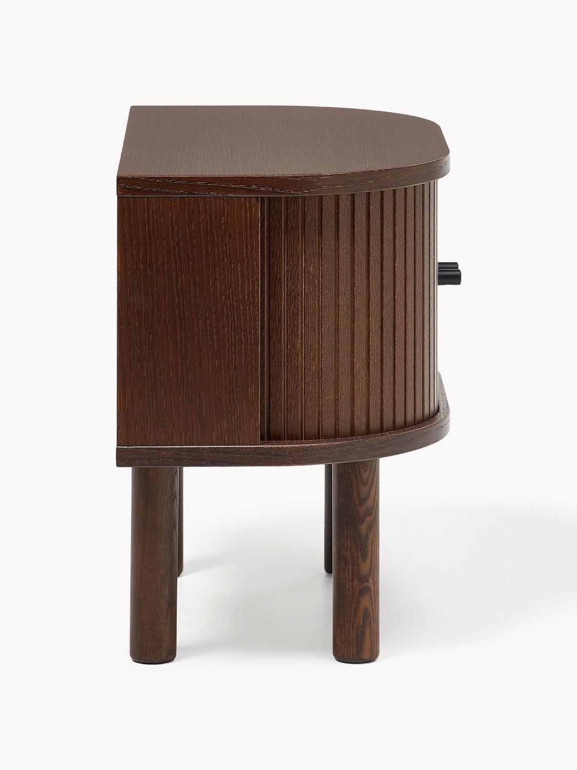 Zavattarello Bedside Table with Fluted Front
