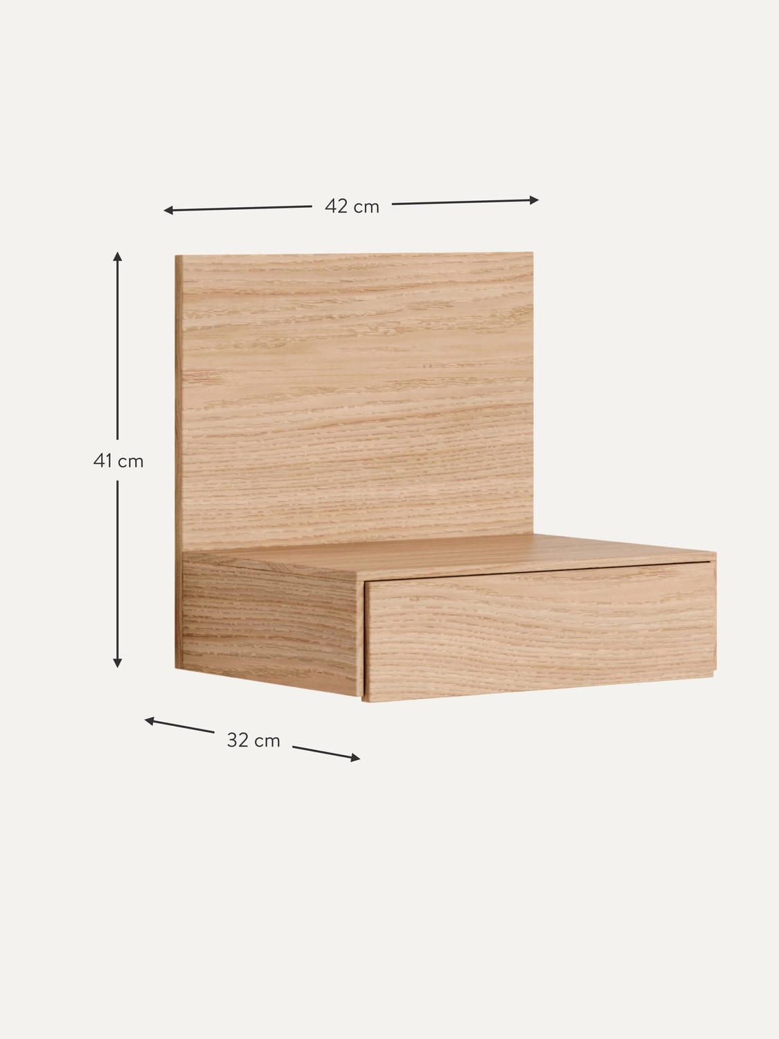 Orsenigo Wall-Mounted Bedside Table