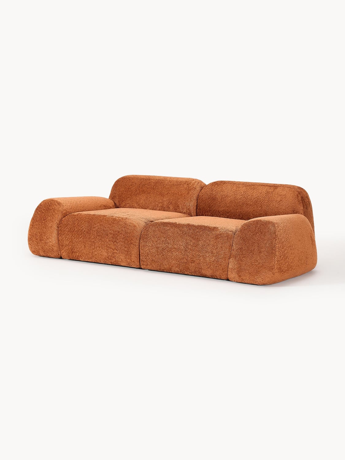 Bellara Modular Teddy Bouclé Sofa (3-seater)