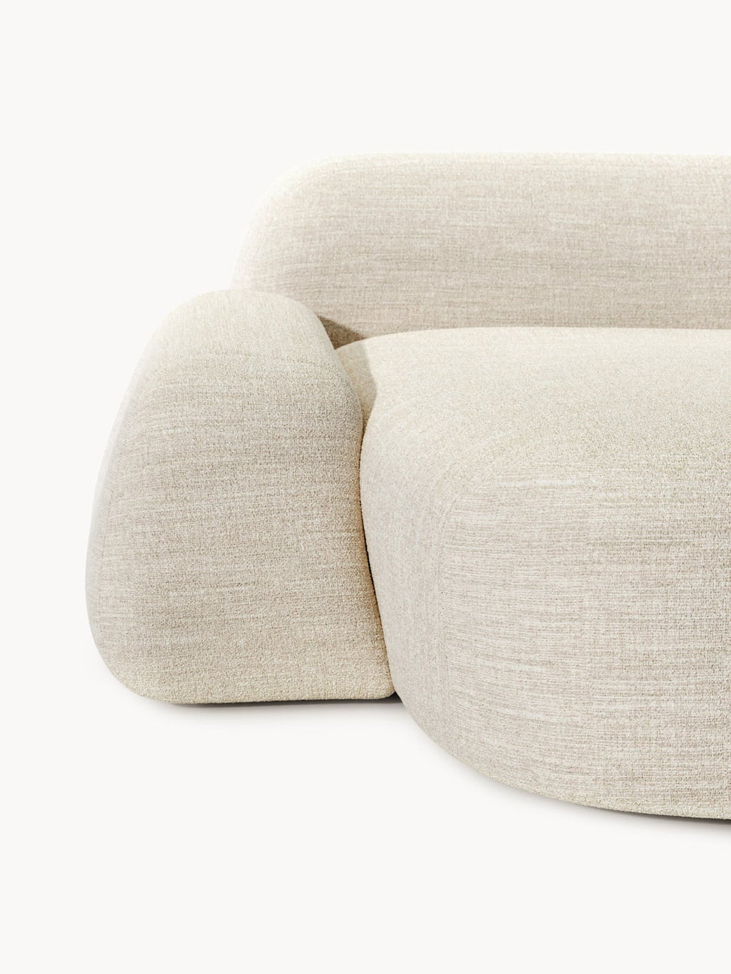 Bellara Modular Bouclé Corner Sofa (3-seater)