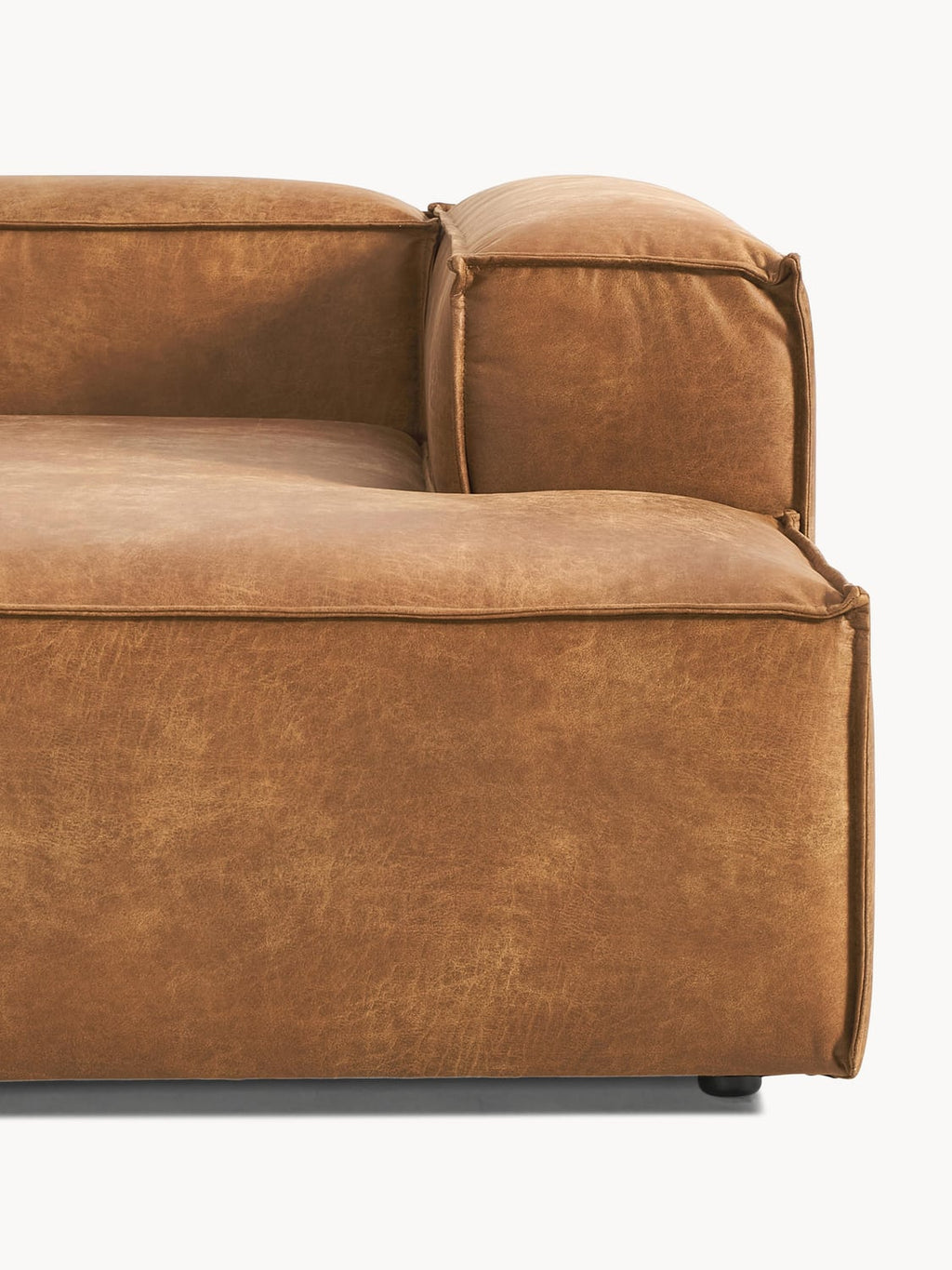 Tavordo Leather Corner Chaise Module