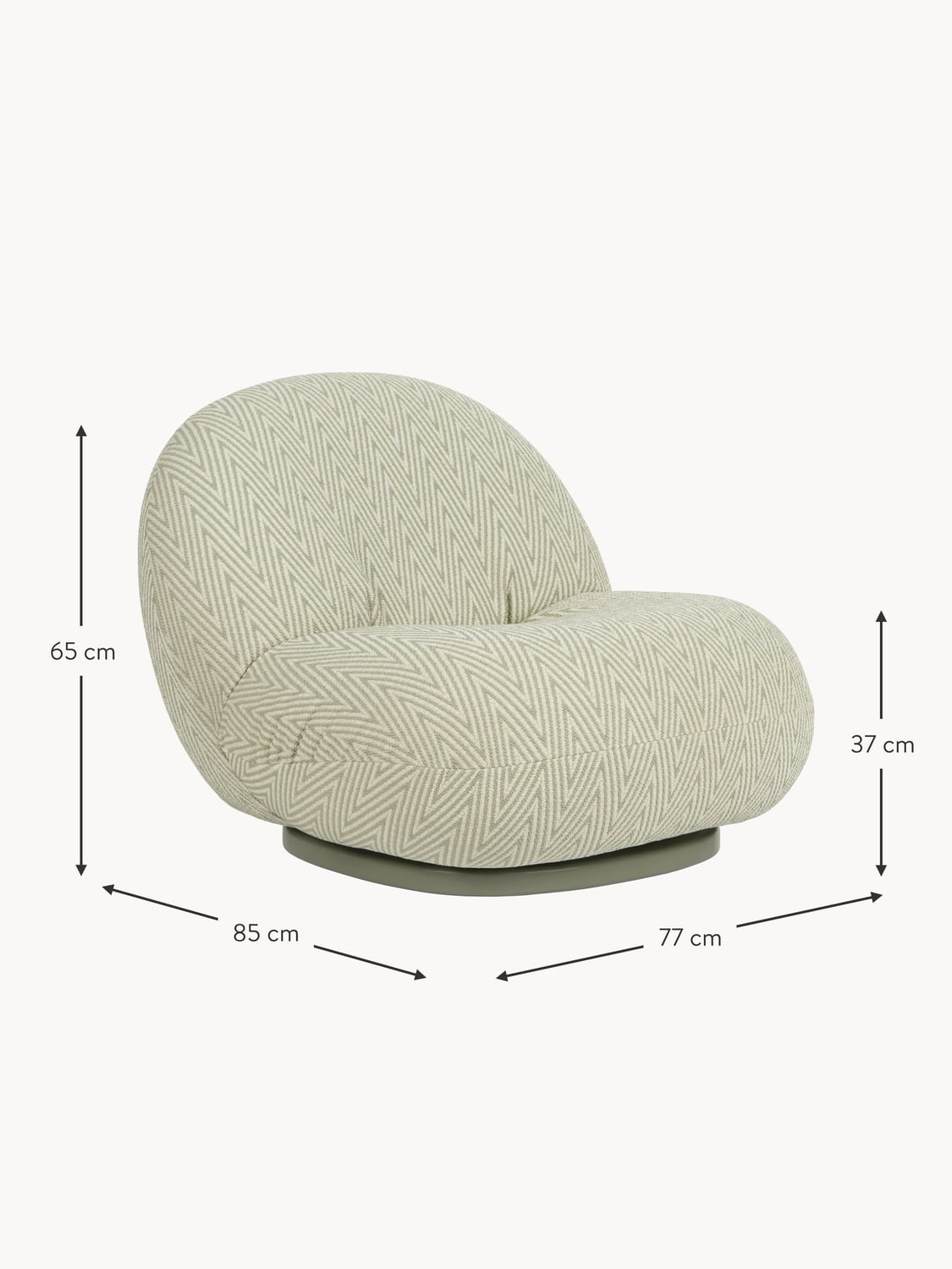 Colonno Swivel Garden Lounge Chair