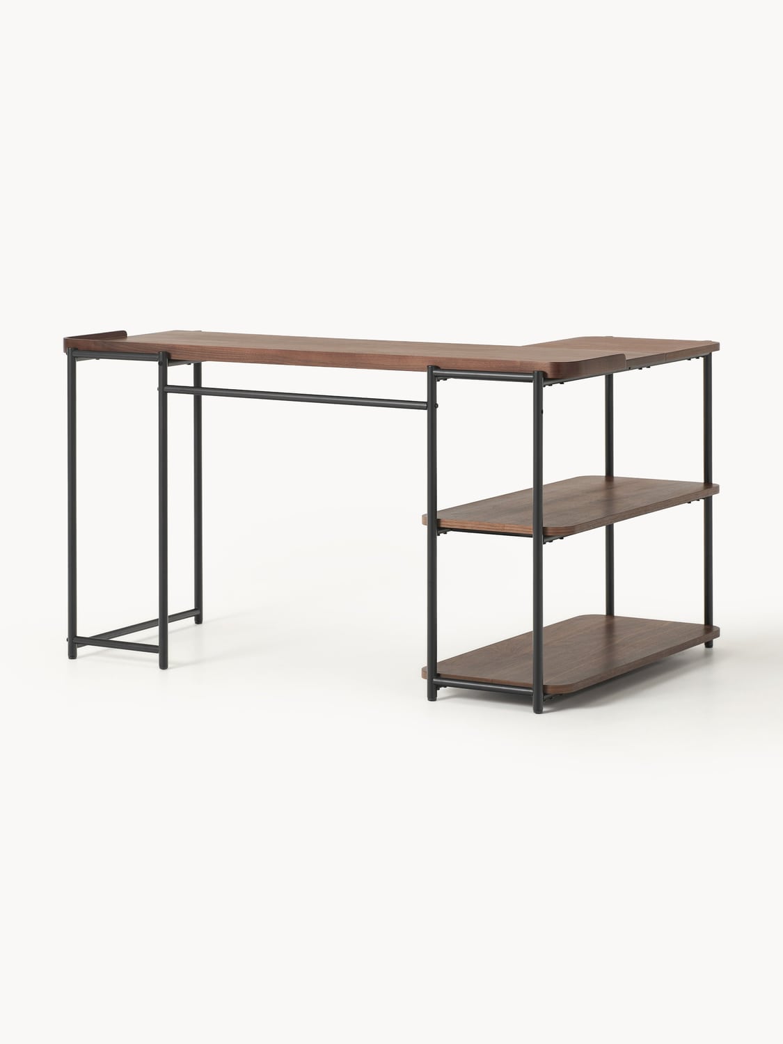 Eupilio Wooden Corner Desk