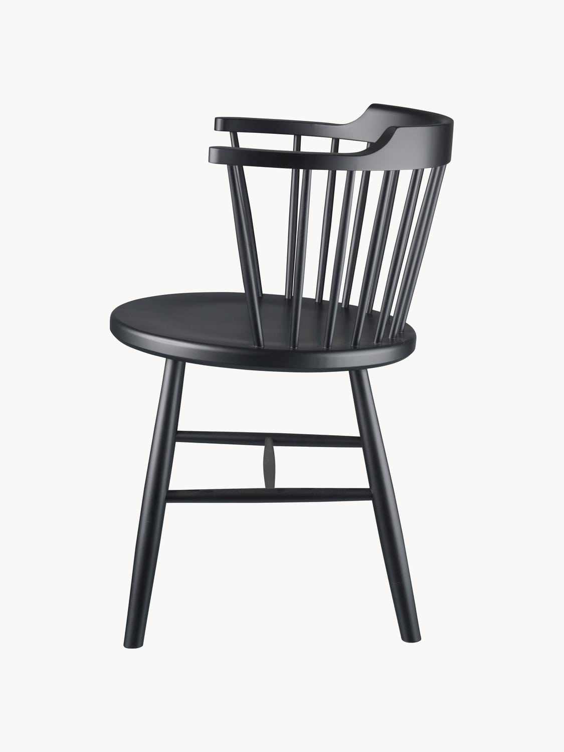 Bellara J18 Handmade Beech Wood Dining Chair with Armrests