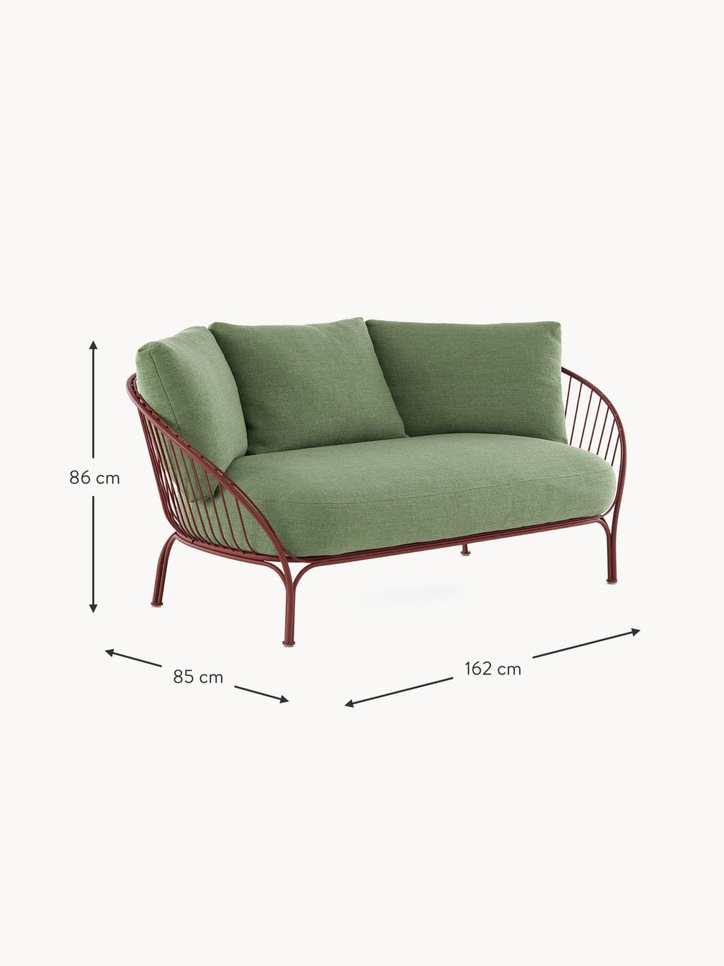 Intragna Garden Lounge Sofa (3-seater)