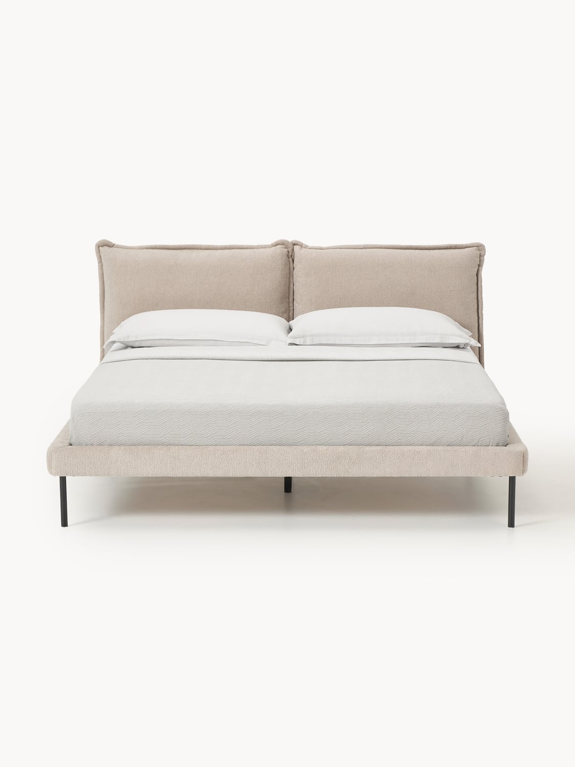 Blevio Upholstered Teddy Bouclé Bed