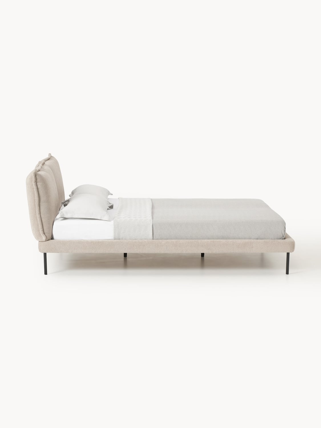 Blevio Upholstered Teddy Bouclé Bed