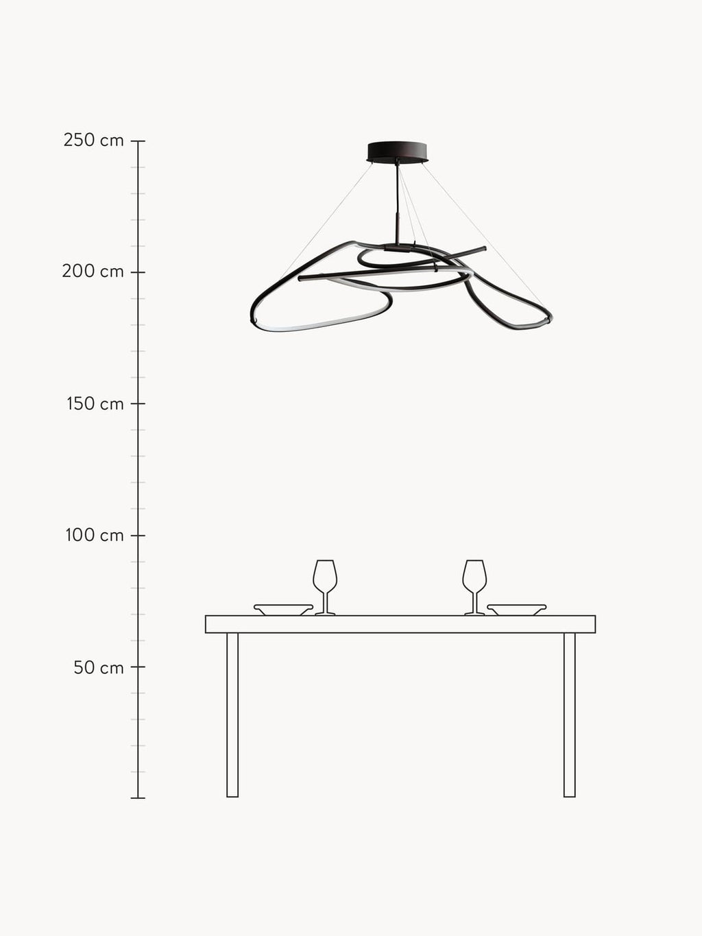 Sorano Large LED Chandelier