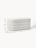 Alserio Upholstered Bouclé Bench