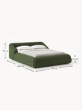 Lavena Upholstered Bouclé Bed