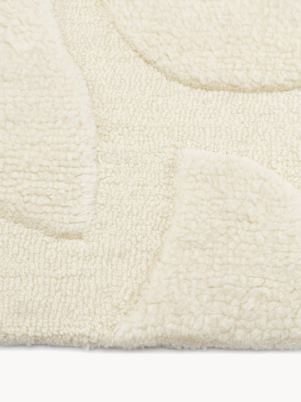 Montorfano High-Low Wool Rug, Hand-Woven