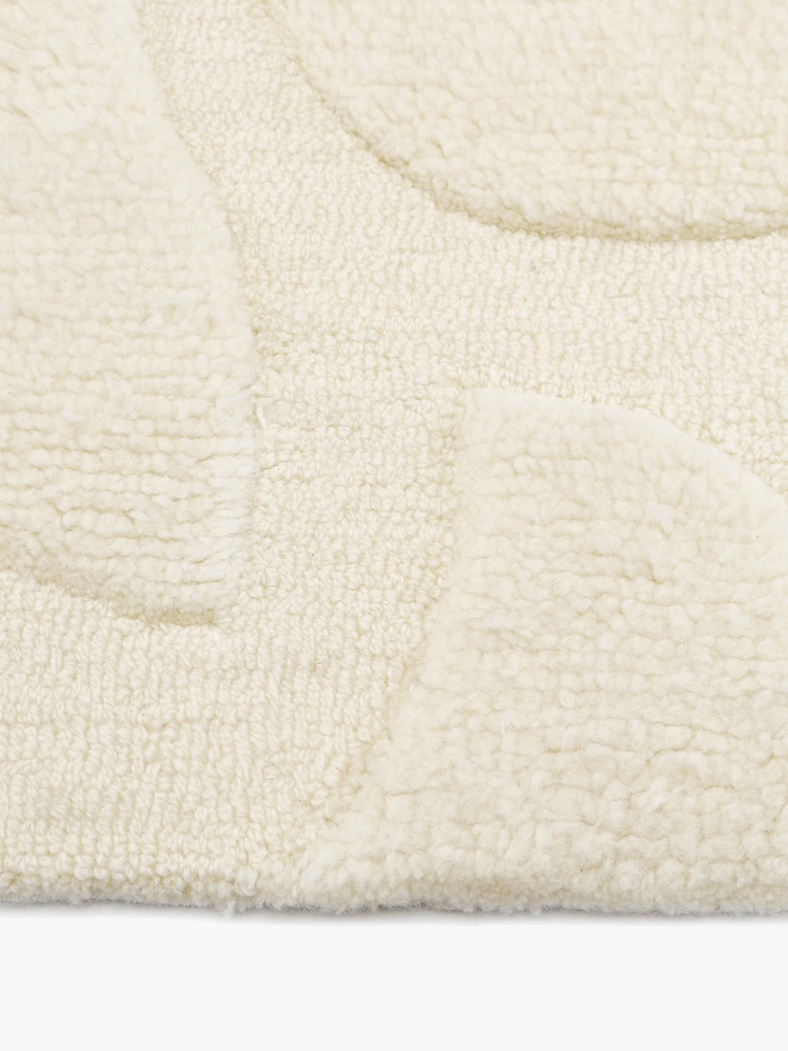 Montorfano High-Low Wool Rug, Hand-Woven