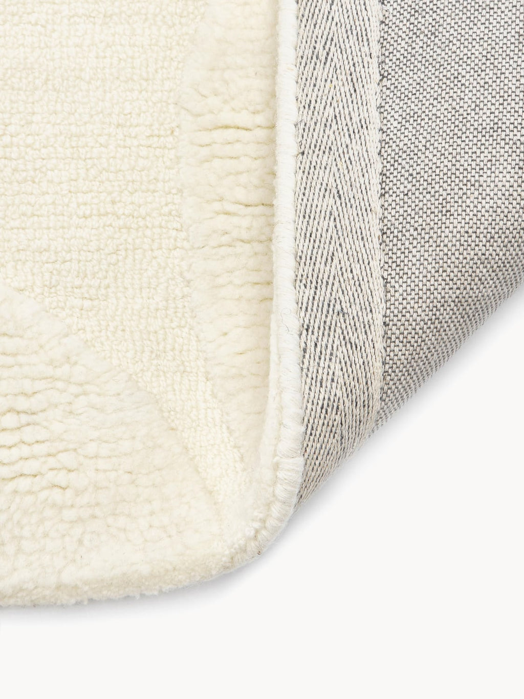 Montorfano High-Low Wool Rug, Hand-Woven