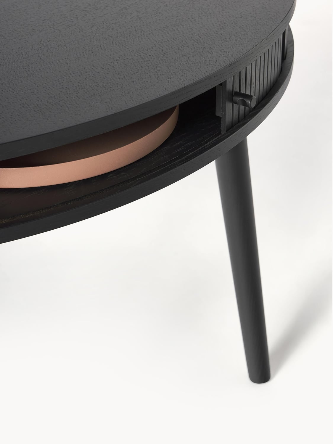 Zavattarello Round Dining Table with Storage Space — available in several sizes