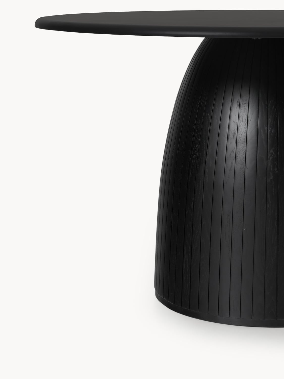 Veniano Round Dining Table with Groove Structure — available in several sizes