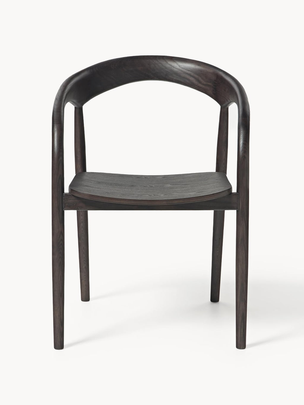 Gera Ash Wood Dining Chair with Armrests