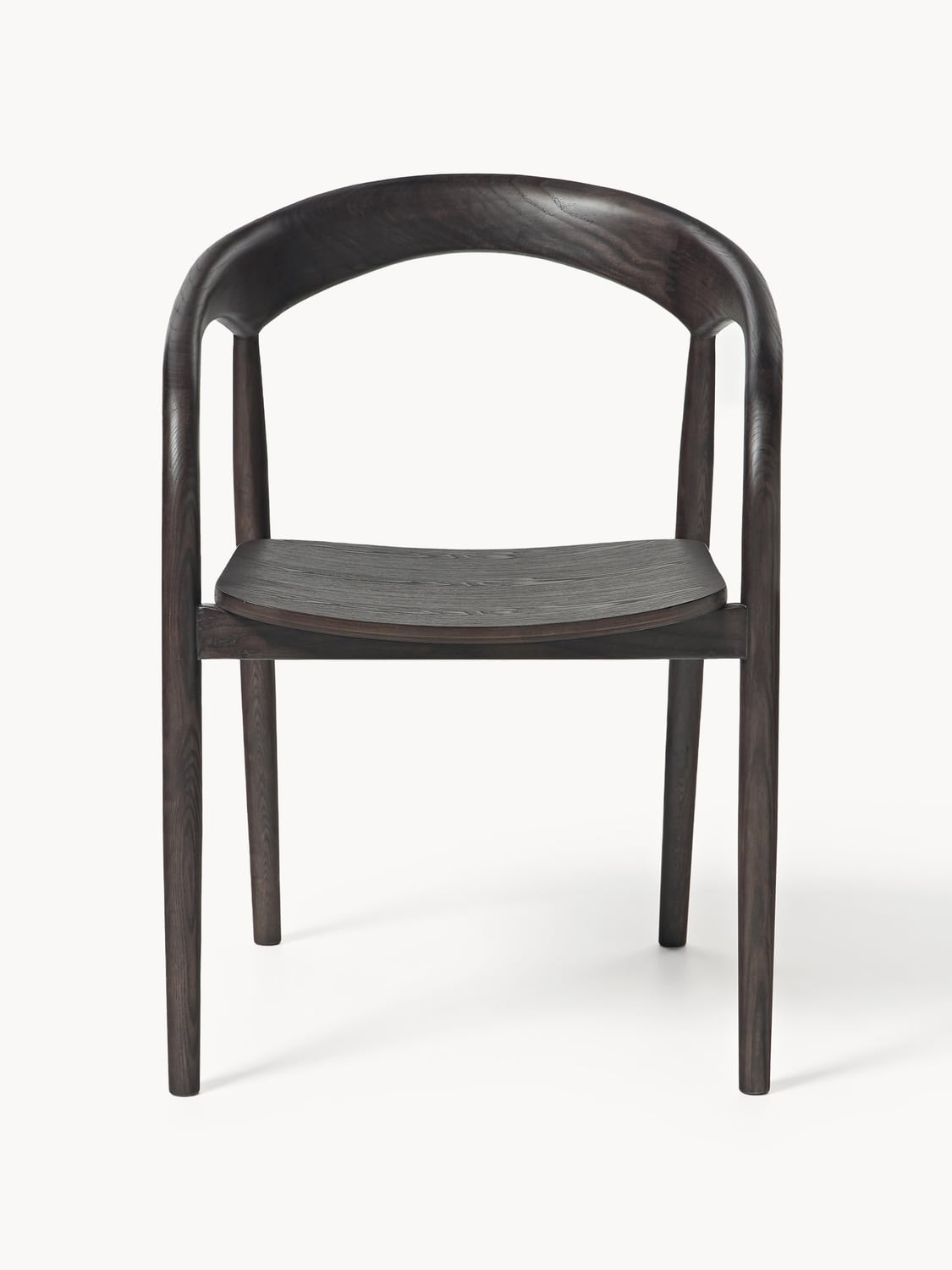 Gera Ash Wood Dining Chair with Armrests