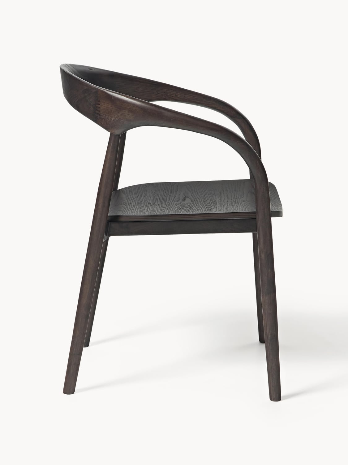 Gera Ash Wood Dining Chair with Armrests