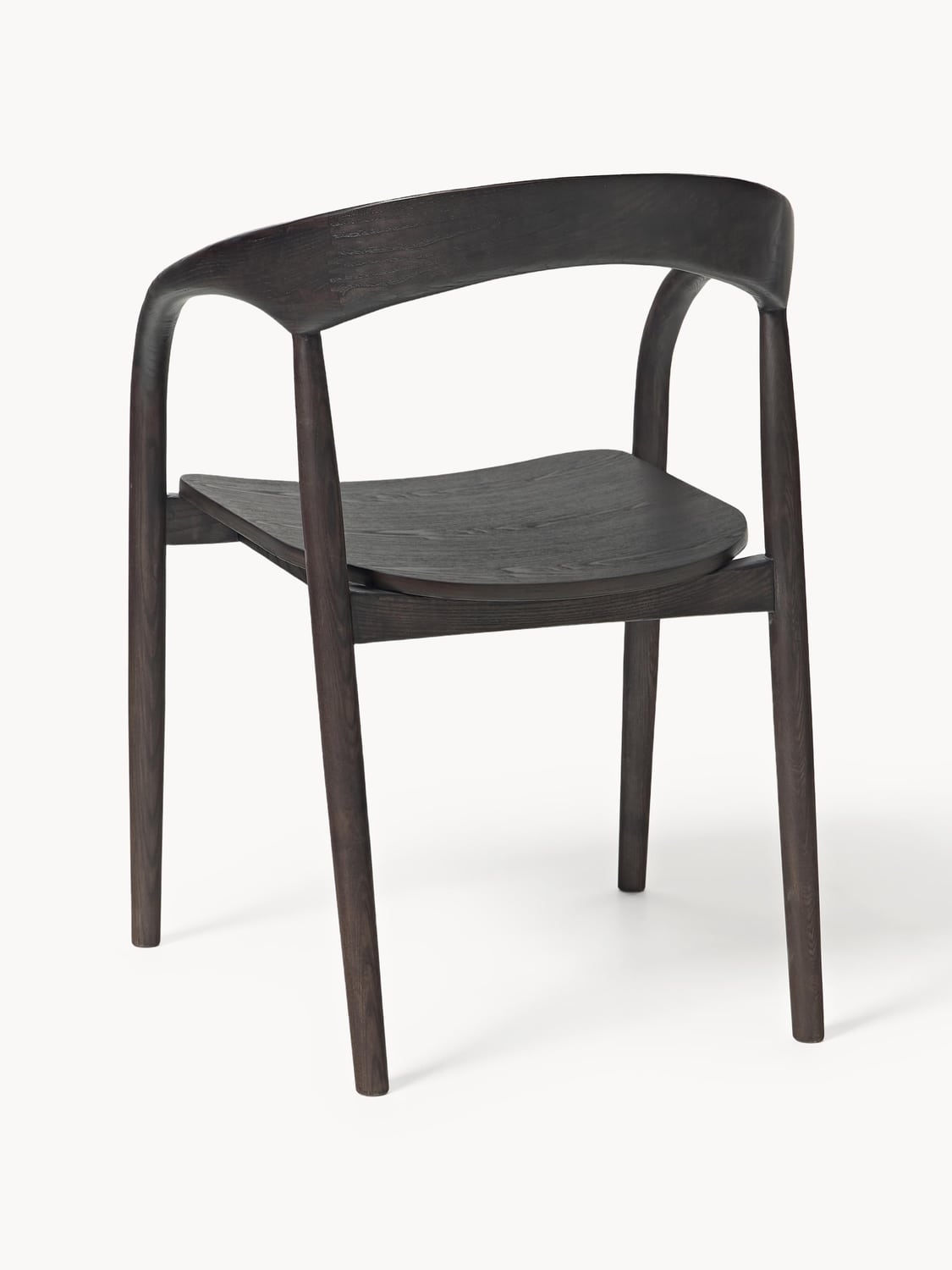 Gera Ash Wood Dining Chair with Armrests
