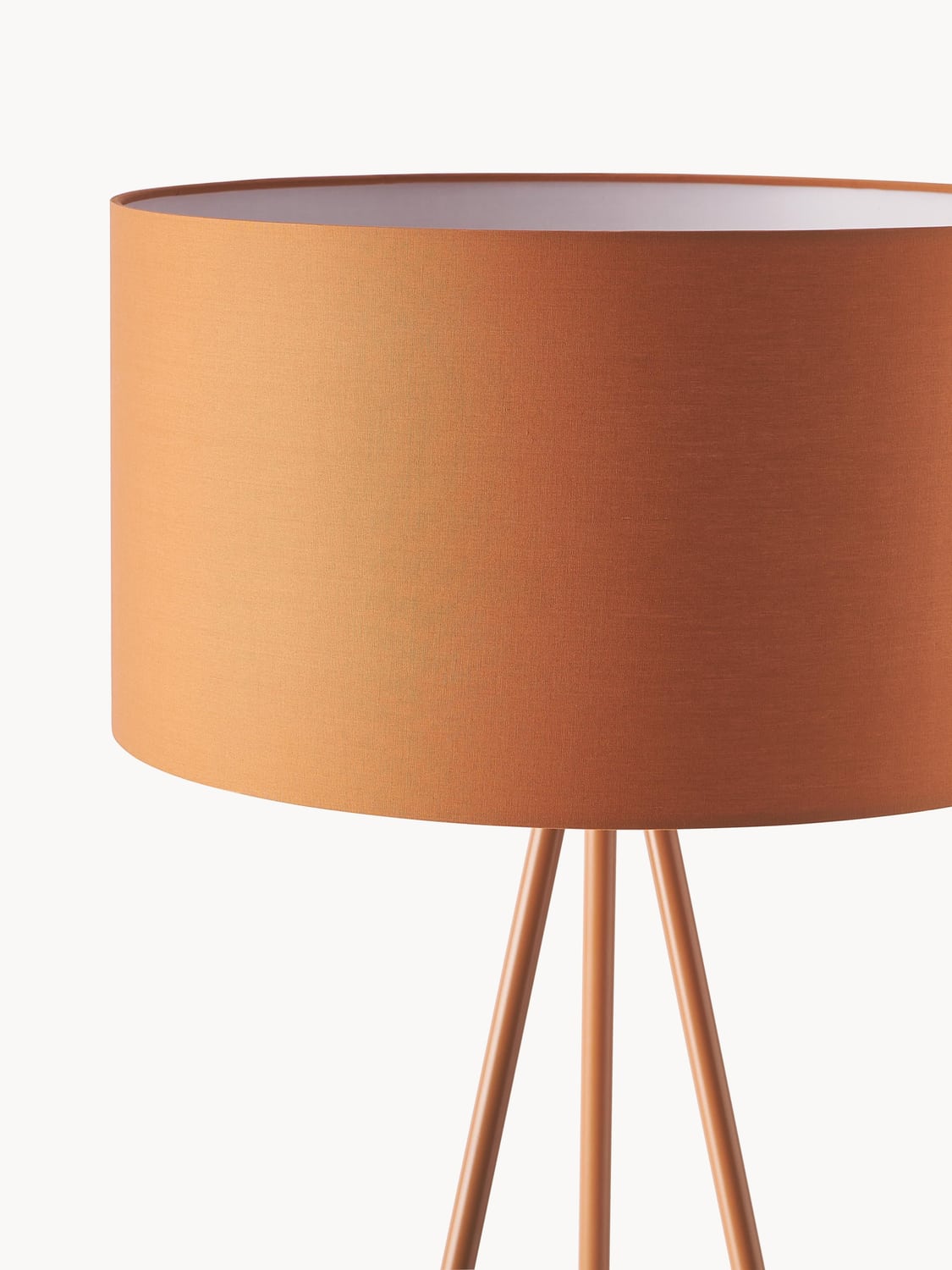 Arosio Tripod Floor Lamp with Fabric Lampshade