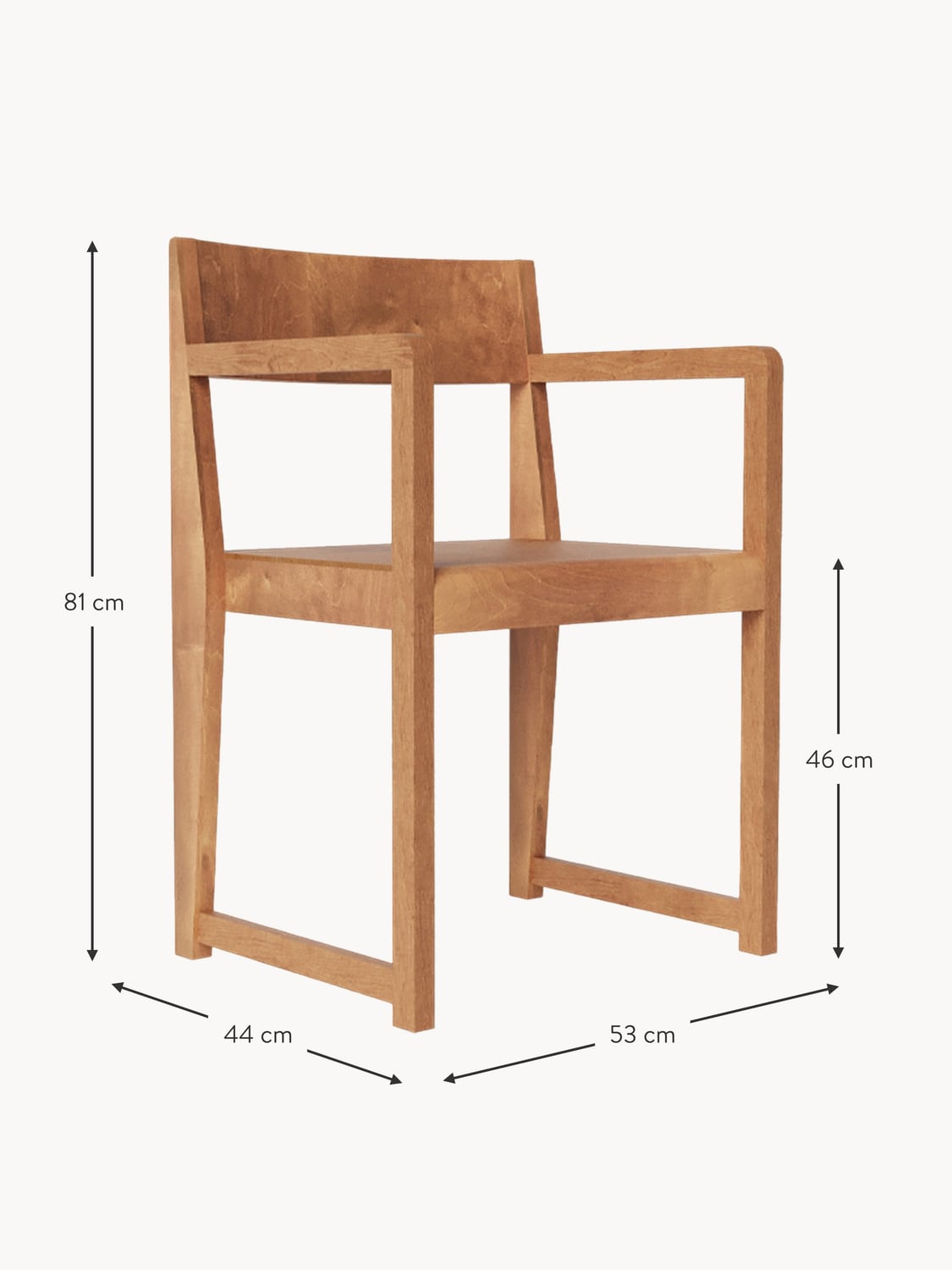 Ormea Wood Arm Chair 01