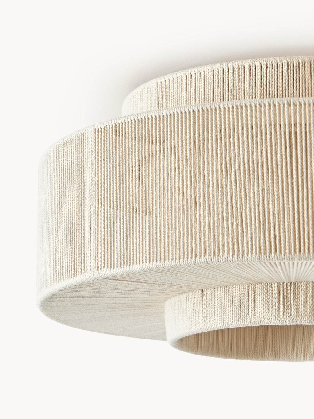 Tremosine Linen Thread Flushmount