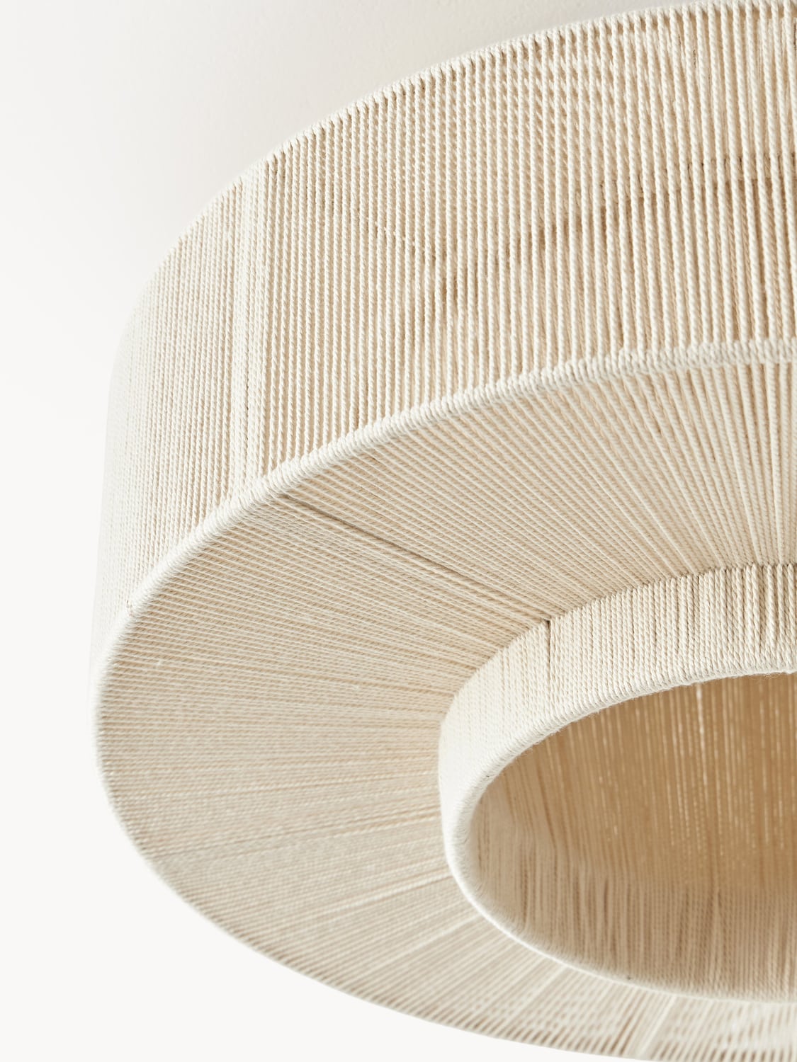 Tremosine Linen Thread Flushmount