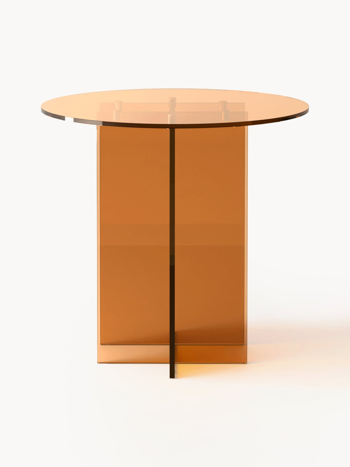 Garzeno Round Glass Dining Table — available in several sizes
