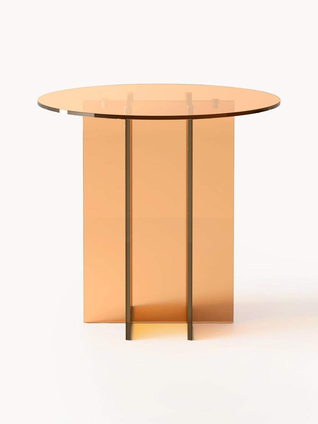 Garzeno Round Glass Dining Table — available in several sizes