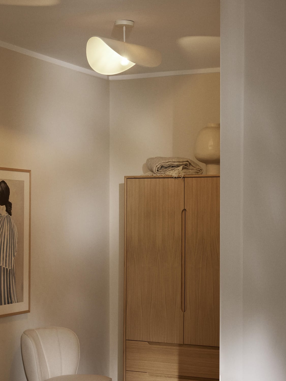 Pognana Linen Design Ceiling Lamp