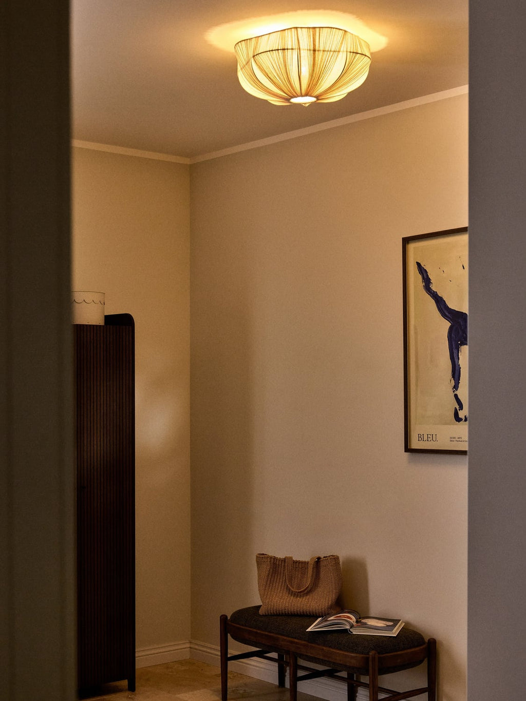 Tavernola Linen Ceiling Lamp